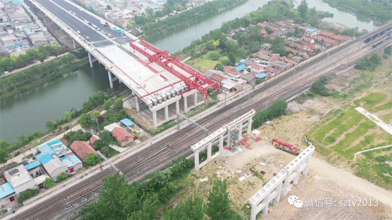 宿州市銀河路一路上跨京滬鐵路立交橋路基、給排水、河道整治工程