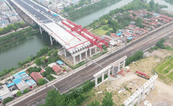 宿州市銀河路一路上跨京滬鐵路立交橋路基、給排水、河道整治工程